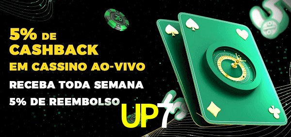 Promoções do cassino ao Vivo UP7